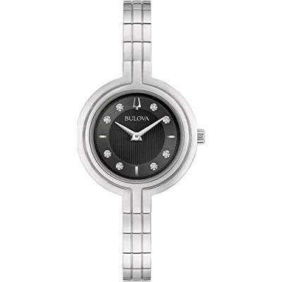 Image of Bulova Women Analogue Quartz Watch with Stainless Steel Strap 96P215