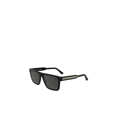 Image of Lacoste Man L6059S 001 Sunglasses Bio inject Black Squared Normal