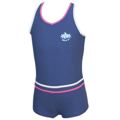 Image of Girls Boyleg Swimming Costume Size 8 9 Years