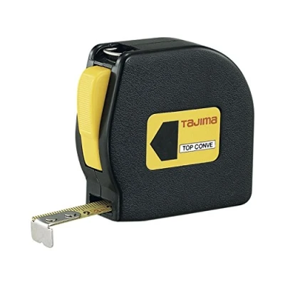 Image of Tajima TOP35MY &quot;Top Conve&quot; Measuring Tape, Black, 3.5 m x 13 mm