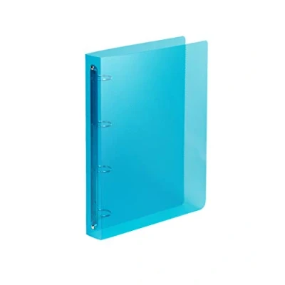 Image of Favorit, Lumina Polypropylene Binder, 22 x 30, 4 Round Rings Diameter 30 mm, Blue