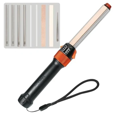 Image of SHARPAL 210N TRANSFOROD 11 In 1 Adjustable Angle Guided Field Knife Sharpener with Monocrystalline Diamond &amp; Ceramic Rods, Tapered Rod Leather Strops, Portable Sharpening Tool for Hunting Outdoors
