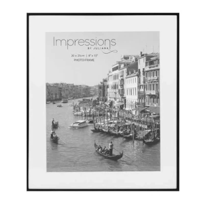 Image of Impressions Photo Frame Black 8&quot;x10&quot;