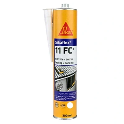 Image of Sika Sikaflex 11FC+ Adhesive and Sealant, White, 300 ml