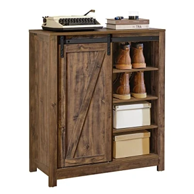 Image of SoBuy FSB59 N, Storage Cabinet Sideboard with Sliding Door, Kitchen Living Room Cupboard Hallway Shoe