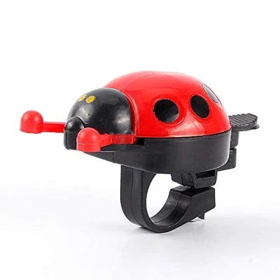 Image of Bnineteenteam Children&#039;s Bicycle Bell, Plastic Ladybug Bike Bell Bar Mount, Clear &amp; Loud Sound, High Grade Material, Easy to Install