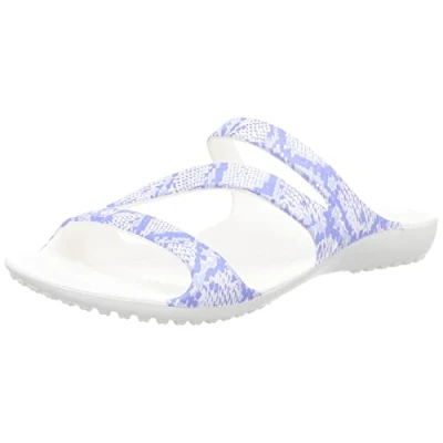Image of Crocs Women&#039;s Kadee II Sandal W Clog, Lapis/Multi, 5 UK