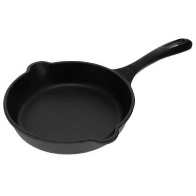 Image of Victoria 6.5 Inch Mini Cast Iron Skillet. Small Frying Pan,Seasoned with 100% Kosher Certified Non GMO Flaxseed Oil