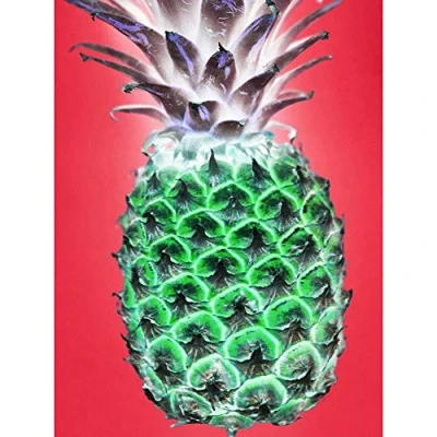 Image of Wee Blue Coo Pop Pineapple Art Print Poster Wall Decor 12X16 Inch