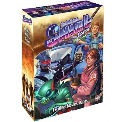 Image of Alderac Entertainment Group Smash Up Excellent Movies Dudes Card Game for 2 tot 4 Players in English Standalone Expansion Ages 14+