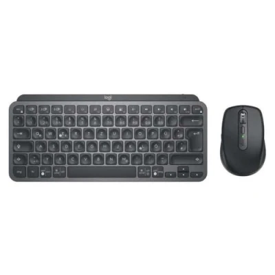 Image of Logitech MX Keys Mini Combo for Business, Compact Wireless Keyboard and Mouse, Logi Bolt Technology, Bluetooth, Certified Windows/Mac/Chrome/Linux Graphite