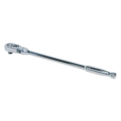 Image of Sealey Premier Ratchet Wrench Flexi Head 445mm 1/2&quot;Sq Drive Pear Flip Reverse