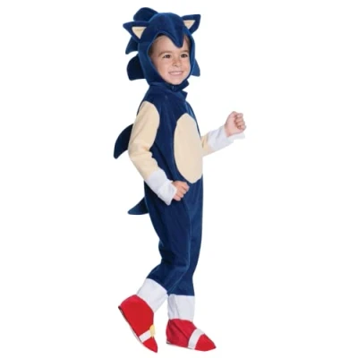 Image of Rubies Costume Co I 510003OHTOD Preschool Sonic 2 3, Bleu, 3 Years