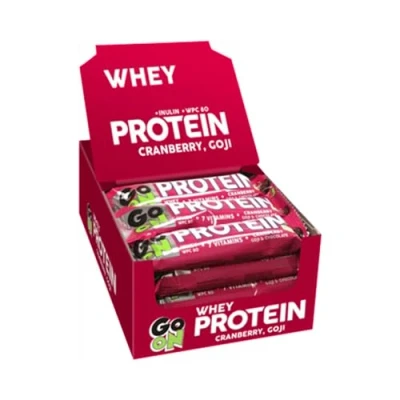 Image of Go On Nutrition Protein Bar 20% (24x50g) Cranberry
