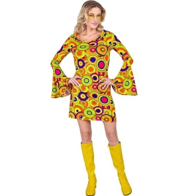 Image of Widmann 17679 70s dress, Multicoloured, XS