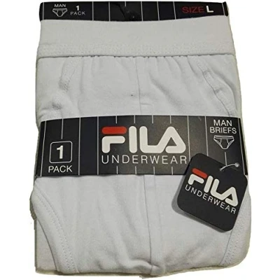Image of Fila FU5038, Men Brief, White, S