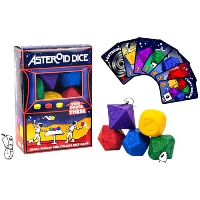 Image of Camden Games Asteroid Dice: The giant throw &amp; collide squishy dice game!