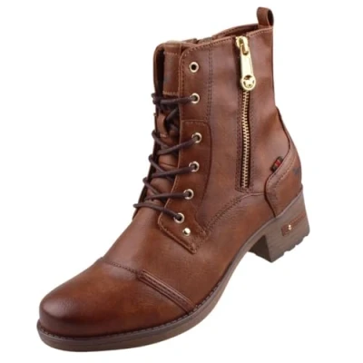 Image of Mustang Women&#039;s 1229 513 Ankle Boot, Brandy, 6 UK