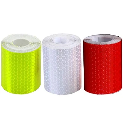 Image of 50MM*3M Reflective Tape Sticker High Visibility Safety Warning Strong Reflectivity adhesive Bright Color Reminder Tool 3PCS