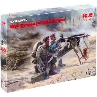 Image of ICM ICM35711 1:35 WWI German MG08 MG Team (2 figures)