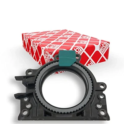 Image of 04L103171, 4L103171 Crankshaft Seal FEBI BILSTEIN 48608 with flange transmission sided PTFE (polytetrafluoroethylene) VOLKSWAGEN: Passat B8 Variant