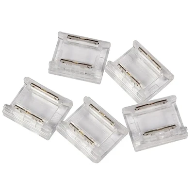 Image of Lyyt Solderless Single Colour COB LED Strip 10mm Connectors 5 Pack Tape to