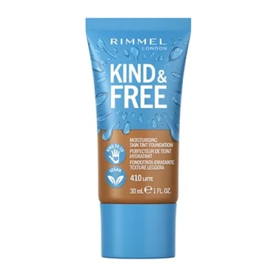 Image of Rimmel Kind + Free Moisturising Skin Tint Foundation, Latte 410