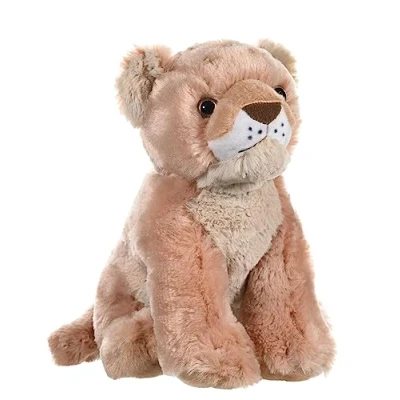 Image of Wild Republic 10911 Lion Baby Plush Soft, Cuddlekins Cuddly Toys, Gifts for Kids, Brown, 30cm