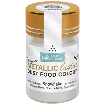 Image of Squires Kitchen Designer Snowflake Metallic Lustre Dust 5g