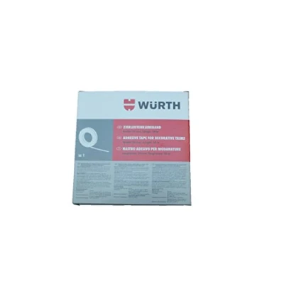 Image of Würth trim tape width 24 mm/length 10 m roll, double sided with polyethylene straps &amp; acrylic, hang decorative and functional, glare, fastener for car