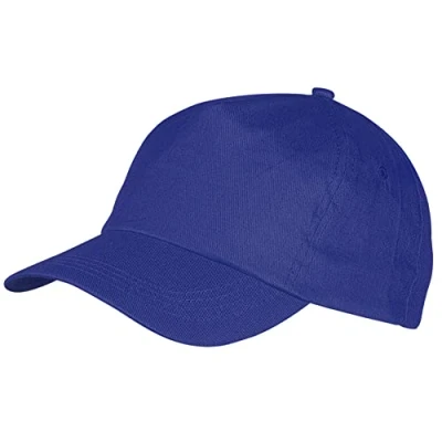 Image of eBuyGB Baseball Cap 100% Cotton Unisex Mens Womens Adjustable Adults Summer Classic Sports 5 Panel Hat Blue