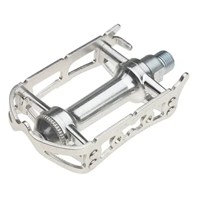 Image of MKS Sylvan road Pedal: Sleek, high performance, for cycling, Metallic