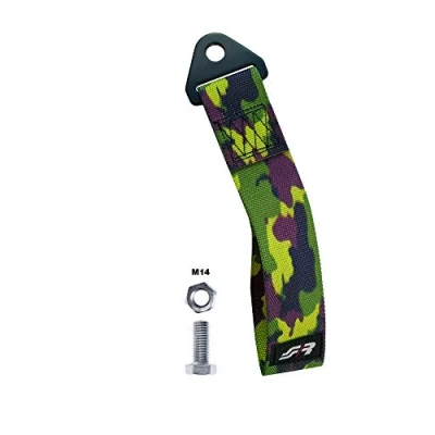Image of Simoni Racing Tow Straps Camouflage Green Max. 3000 kg Length 26 cm