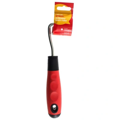 Image of Amtech Wallpaper Seam Roller for Smooth Joins When Putting up Wallpaper, Home DIY, Durable and Long Lasting, Easy to Use, Comfortable Soft Grip, Prevents Lumps or Uneven Lines