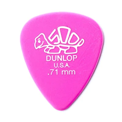 Image of Dunlop 41R71 Pack of 72 Guitar Picks Pink