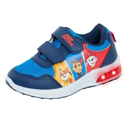Image of Paw Patrol Boys Light Up Sport Trainers Yellow/Blue/Red EU 27 / UK 9 Child