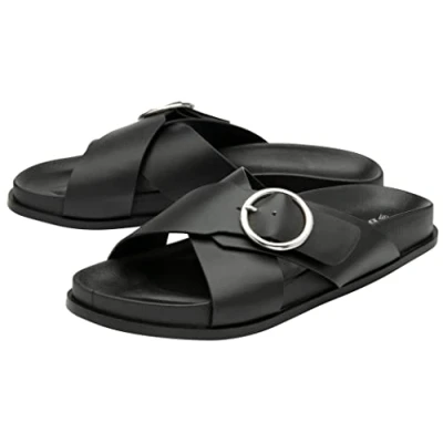 Image of DUNLOP 2023 LADIES TEGAN SANDALS Black UK 5