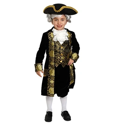 Image of Dress Up America George Washington Costume For Boys Historical Colonial Outfit Kids Role Play