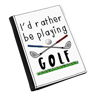 Image of Gift Base I&#039;d Rather Be Playing Golf Passport Holder Cover