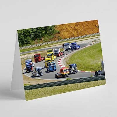 Image of Beebooh cards truck grand prix birthday card