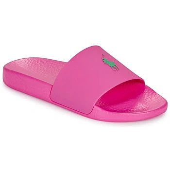 Image of Polo Ralph Lauren Slide Sandals Slippers, Women&#039;s, Size: 1.5/2, Regatta pink Synthetics