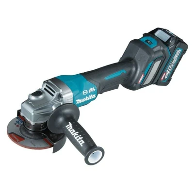 Image of Makita GA028GD202 XGT 40Vmax Bl Paddle Switch Grinder 115mm 40V 2 x 2.5Ah Li ion