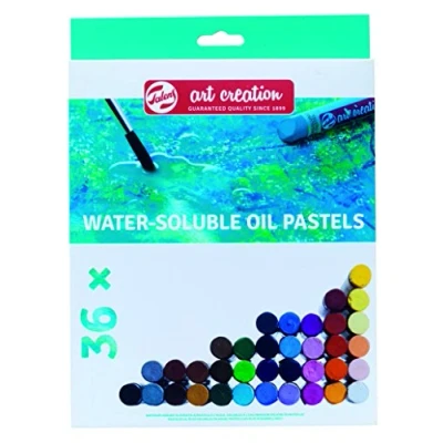 Image of Talens Art Creation Water Soluble Oil Pastels Set with 36 Colors Mixable Crayons