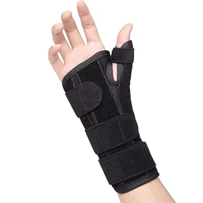 Image of Wrist Thumb Spica Support Brace, Carpal Tunnel Splint, Night Sleep Stabilizer for De Quervain&#039;s Tenosynovitis, Tendonitis, Arthritis, Trigger Thumb, Sprain, Fits Women and Men