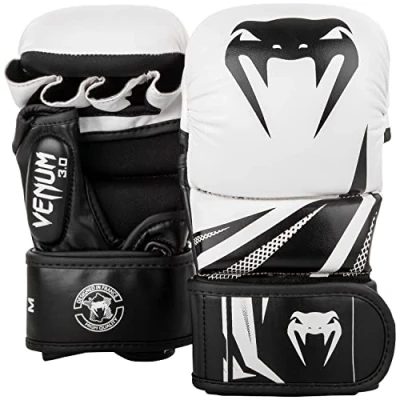 Image of Venum, Challenger 3.0 Sparring Gloves, Unisex Adult, L/XL, White/Black