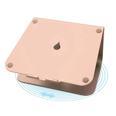 Image of Rain Design mStand360 Laptop Stand with Swivel Base, Gold