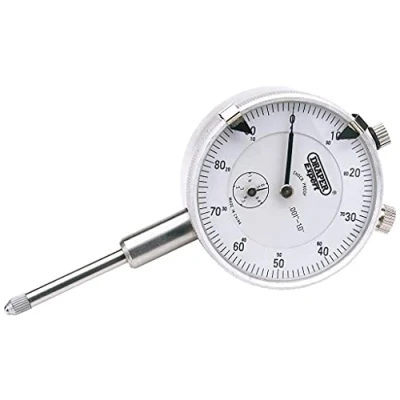 Image of Draper 51830 PDG010M Expert Metric Dial Test Indicator, 0mm 10mm, 55mm Ø , Blue