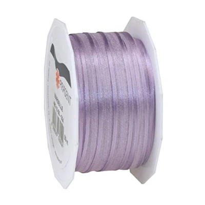 Image of Präsent Marseille Wired Organza Ribbon Syringa 10 mm Width, 50 m Length