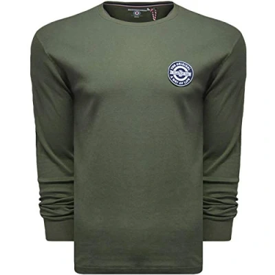 Image of Lambretta Mens Interlock T Shirt Khaki 3XL