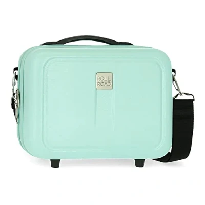 Image of Roll Road Cambodia Adaptable Toiletry Bag with Green Shoulder 29 x 21 15 cm Rigid ABS 9.14L